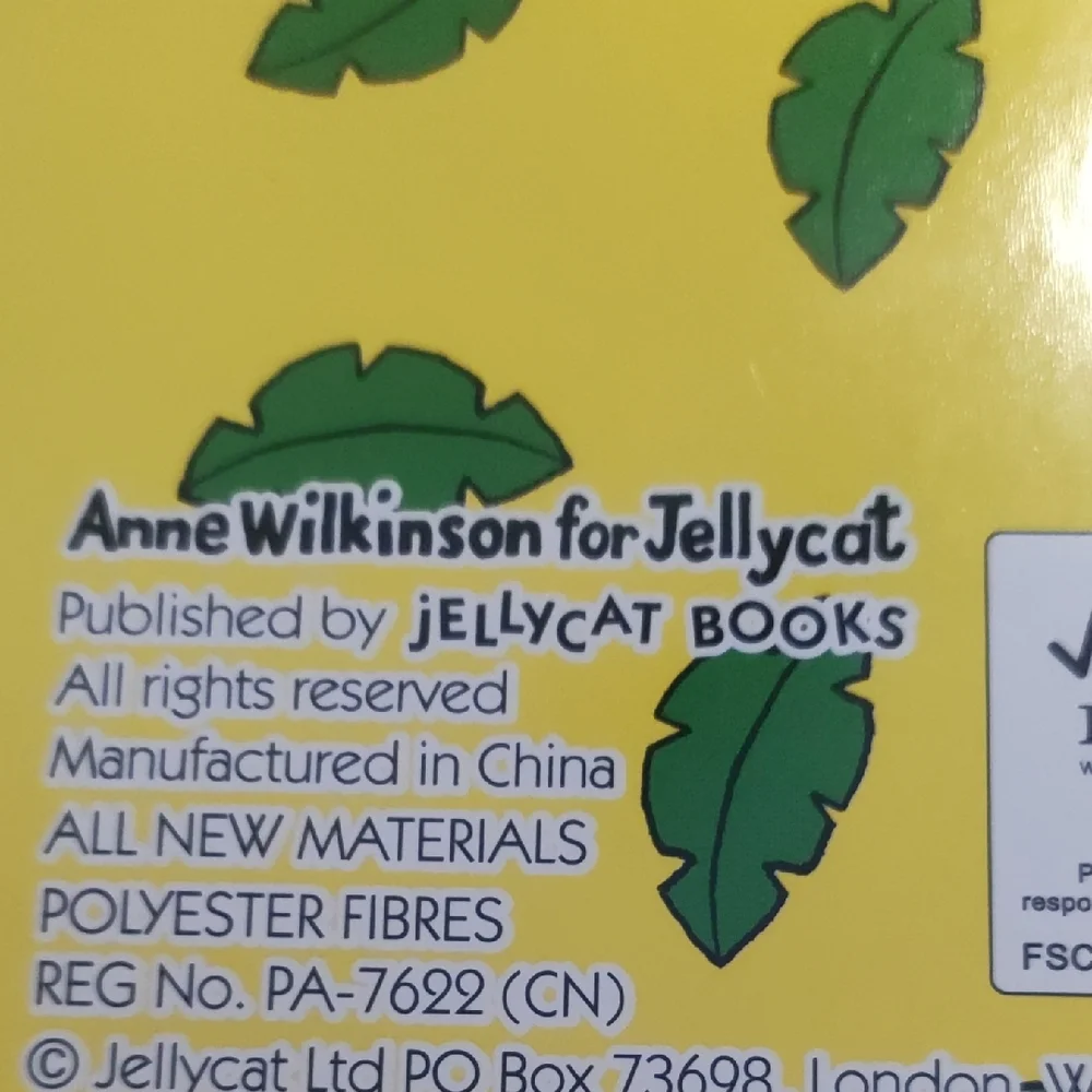 Jellycat‎ Yellow Lion Board Book